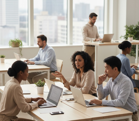 Candidate hiring process illustration